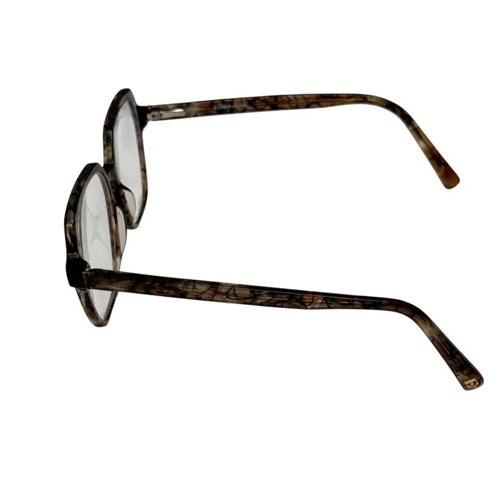 Elton John Eyewear Carnaby Brown Tortoise Unisex Frames Square